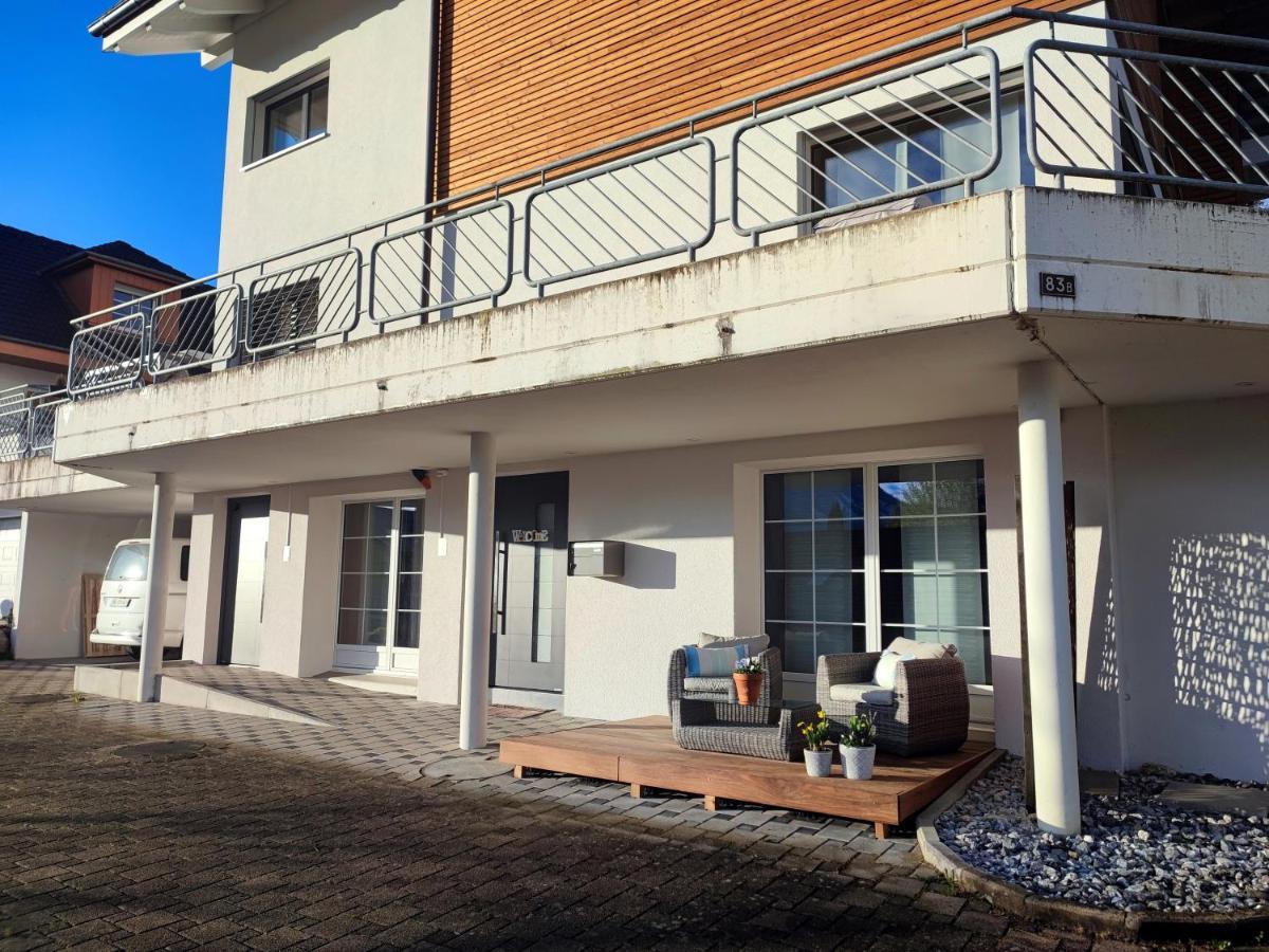 Kleine Auszeit - 2-Zimmer Ferienwohnung Spiez Bagian luar foto