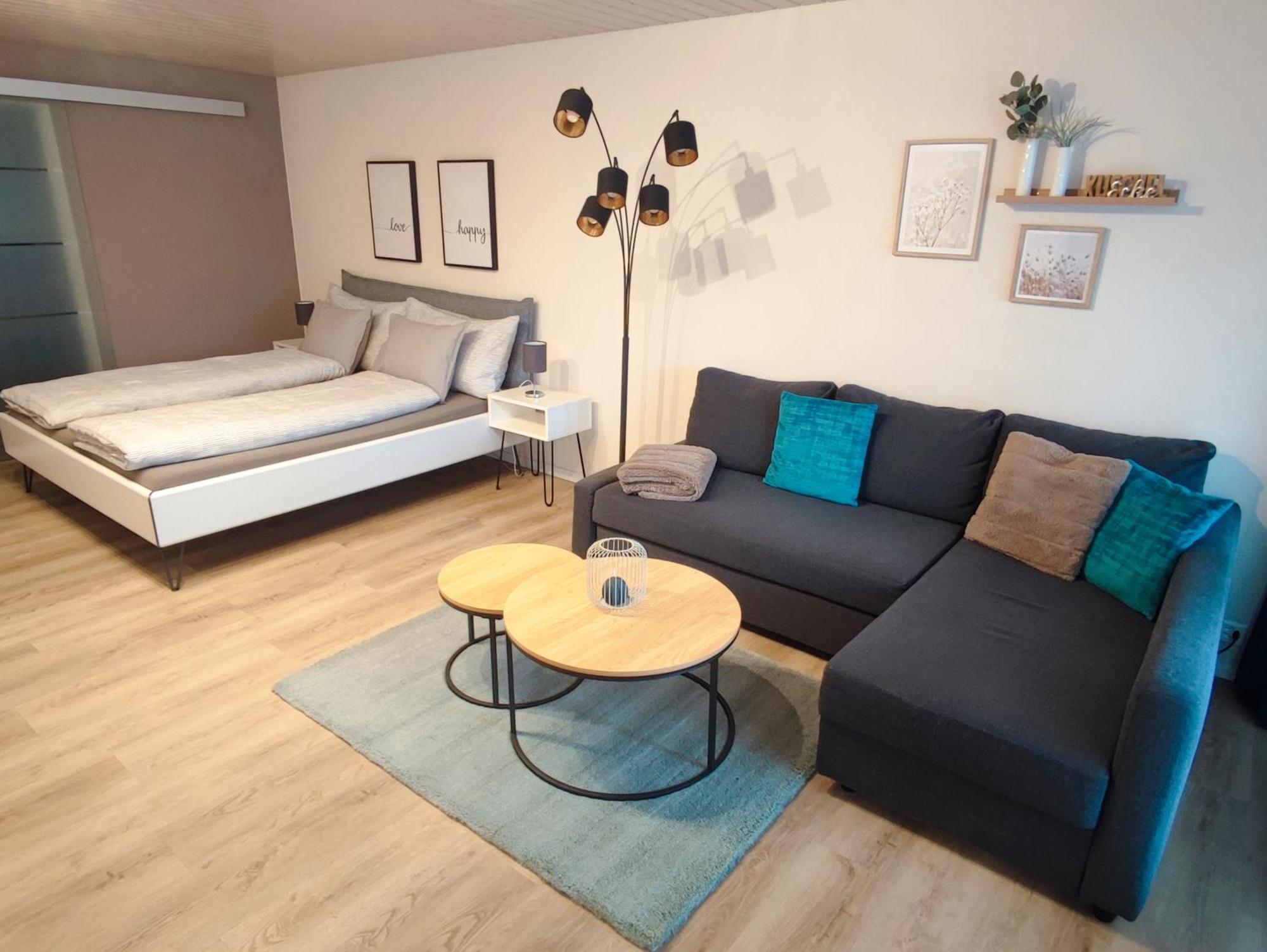Kleine Auszeit - 2-Zimmer Ferienwohnung Spiez Bagian luar foto